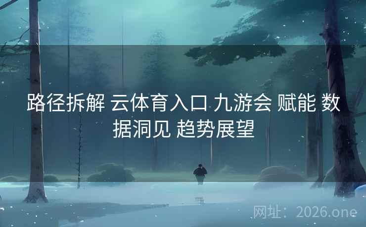 路径拆解 云体育入口 九游会 赋能 数据洞见 趋势展望