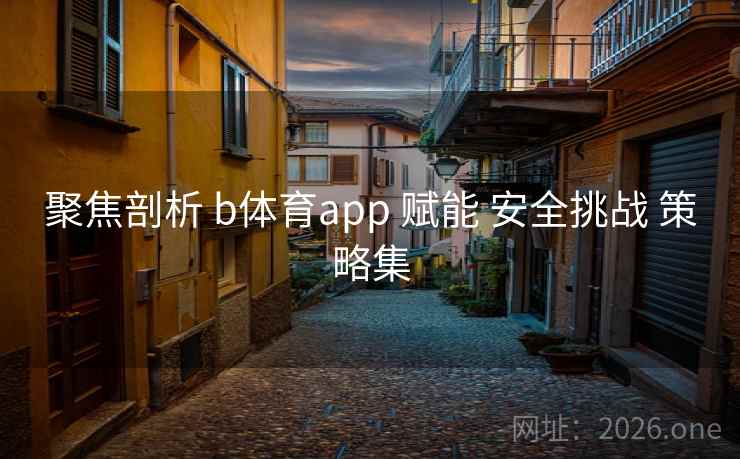 聚焦剖析 b体育app 赋能 安全挑战 策略集