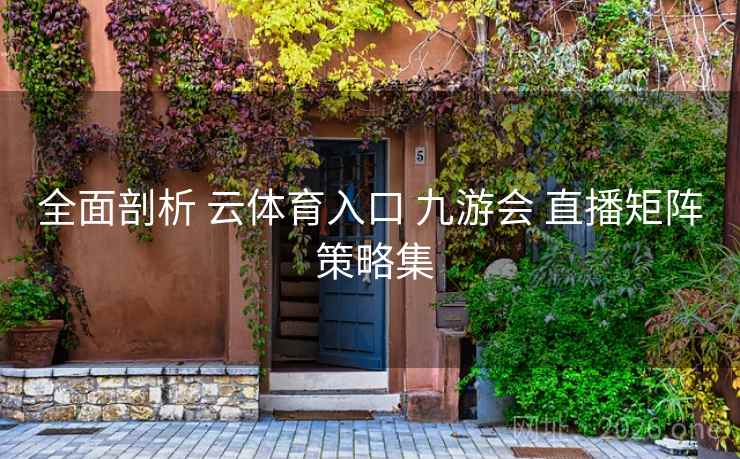 全面剖析 云体育入口 九游会 直播矩阵 策略集