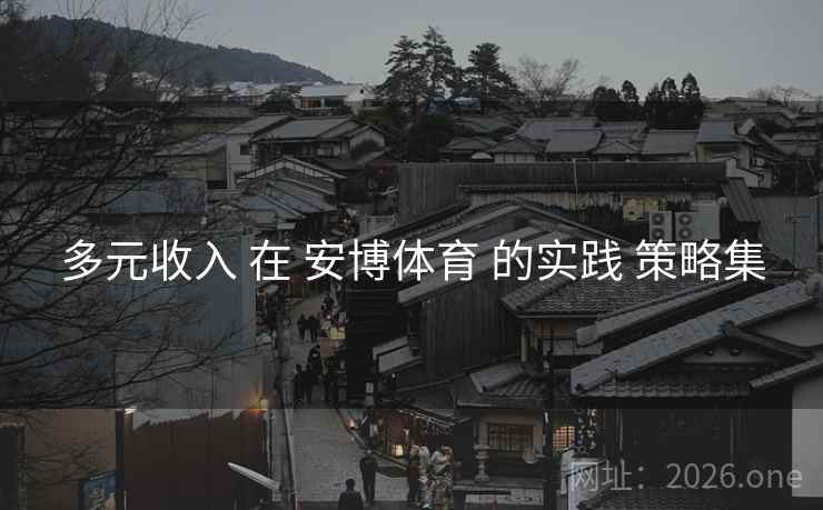 多元收入 在 安博体育 的实践 策略集